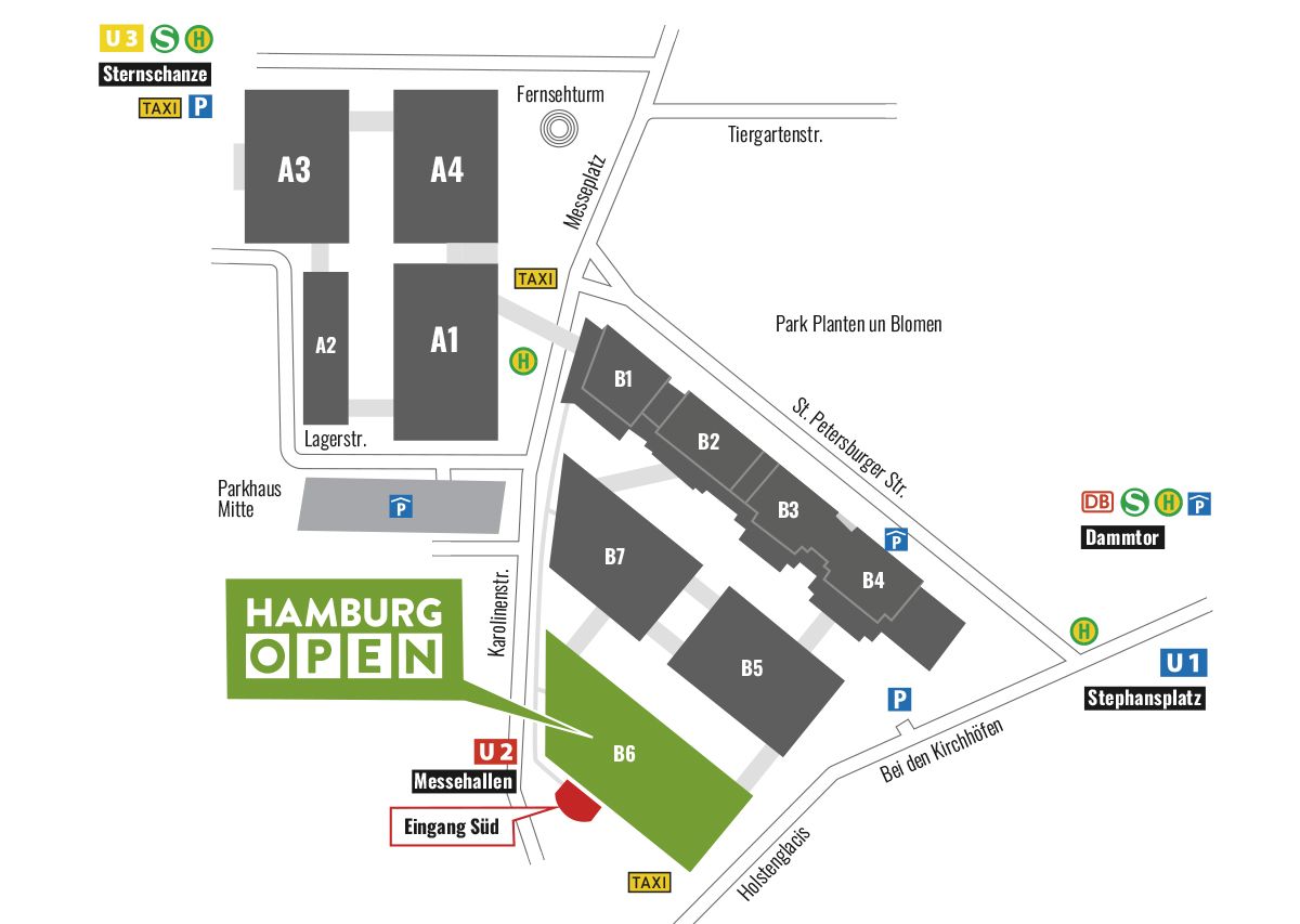 Map for Hamburg Open