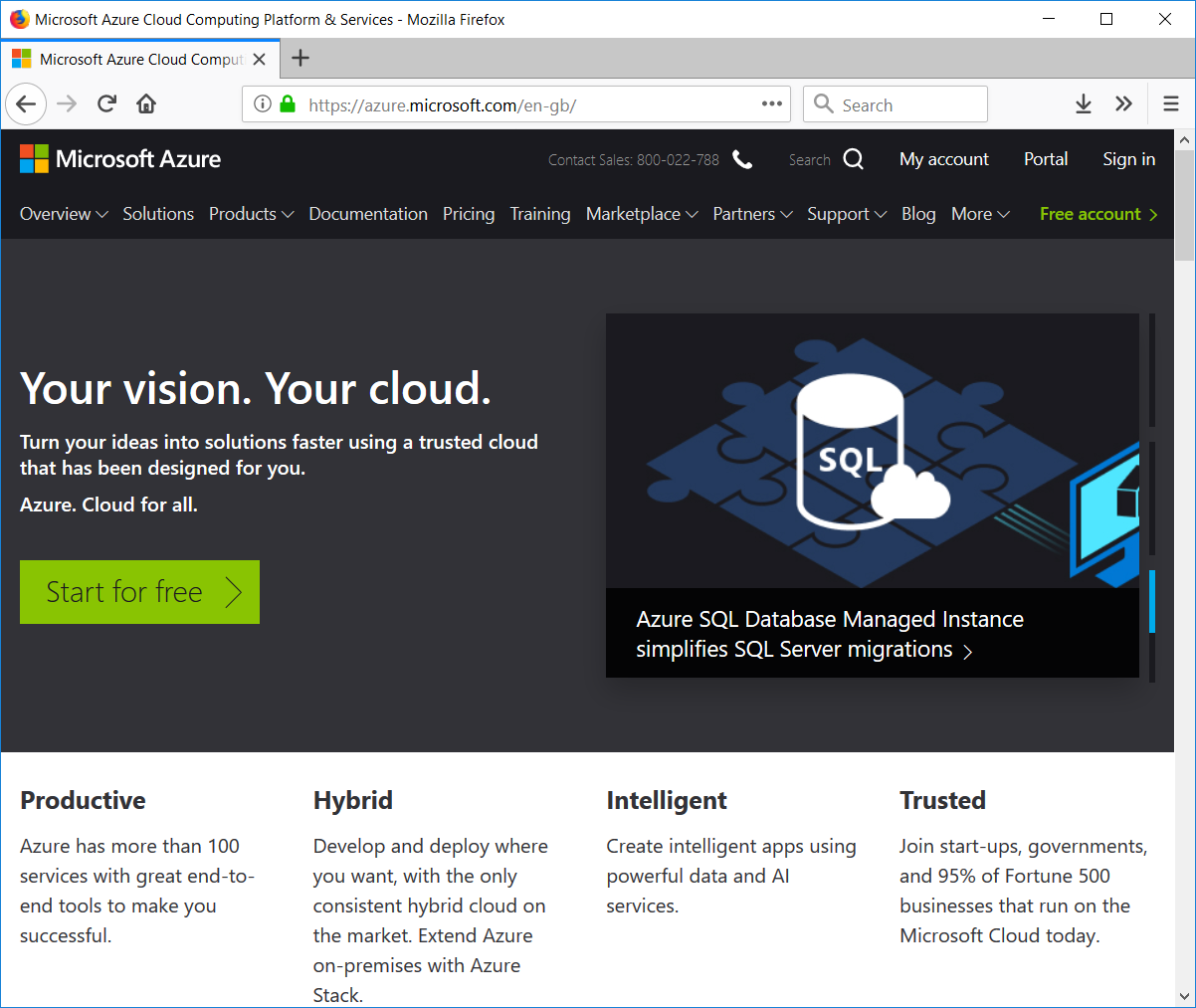 Create your IoT Hub in MS Azure service