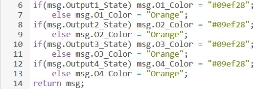 Second part of Function node in node-RED