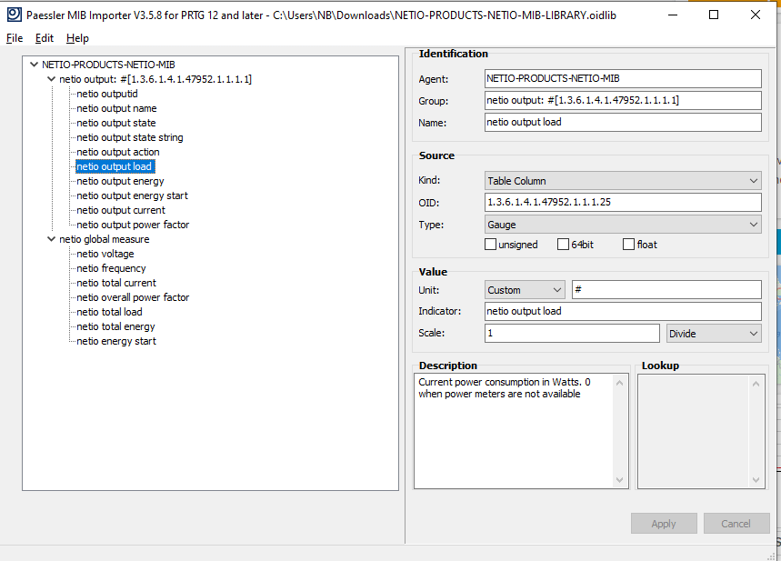 paessler mib importer v3